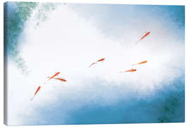 Stampa su tela A School of Fish