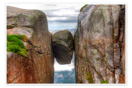 Kunstwerk Kjerag Rock Plateau, Norway