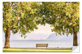 Wandsticker Montreux, am Genfer See, Schweiz