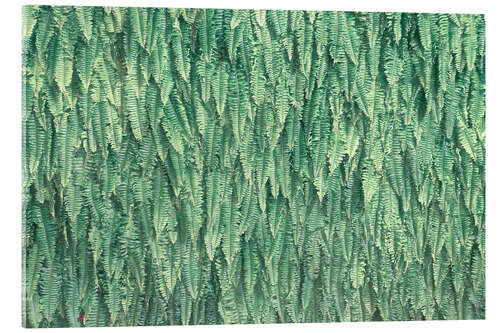 Tableau en verre acrylique Fern Wall