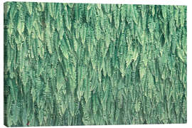 Canvas print Fern Wall