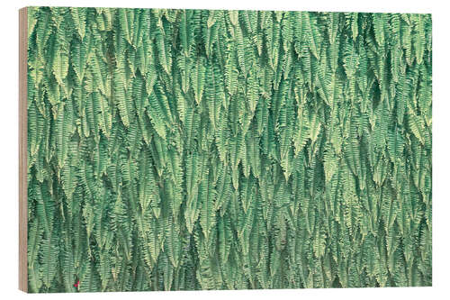 Print på træ Fern Wall