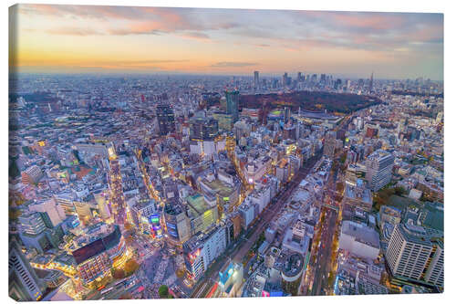 Tableau sur toile Shibuya, Tokio