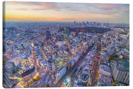 Tableau sur toile Shibuya, Tokio