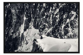 Gerahmter Kunstdruck Mont Blanc