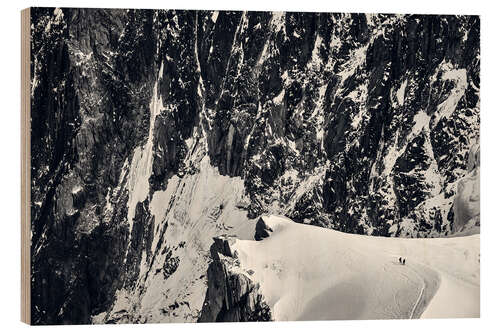 Holzbild Mont Blanc