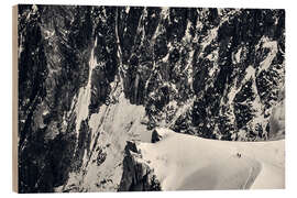 Holzbild Mont Blanc