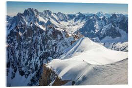 Acrylic print Mont Blanc in the Sunshine