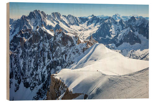 Obraz na drewnie Mont Blanc in the Sunshine