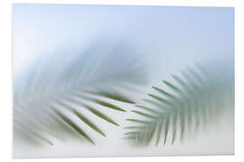 Hartschaumbild Zarte Palmenblätter
