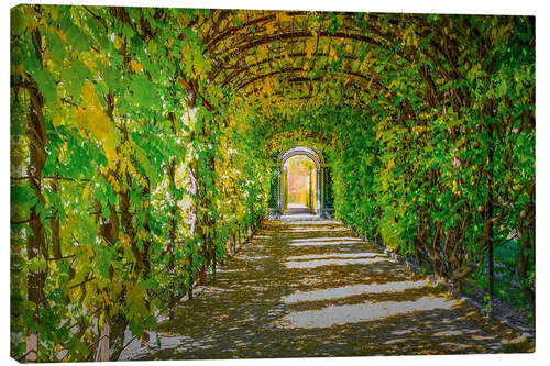 Lienzo Green Romantic Arcade