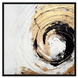 Gerahmter Kunstdruck Strudel des Lichts