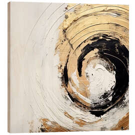 Holzbild Strudel des Lichts