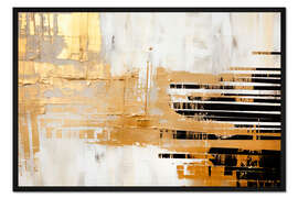 Gerahmter Kunstdruck Strukturen des Lichts