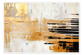 Wall print Structures of light - Melanie Viola