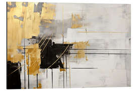 Quadro em alumínio Dynamic silence - Melanie Viola