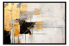 Gerahmter Kunstdruck Dynamische Stille