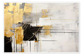 Wall print Dynamic silence - Melanie Viola