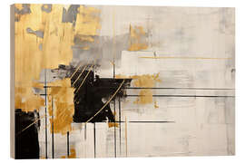 Holzbild Dynamische Stille