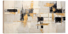 Wood print Structures of Existance - Melanie Viola