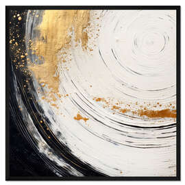 Gerahmter Kunstdruck Wirbel der Energie