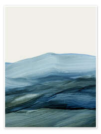 Wall print Mist Land II - Dan Hobday