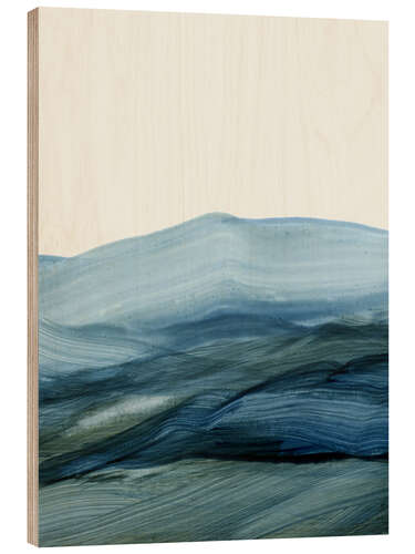 Cuadro de madera Mist Land II