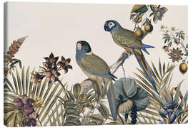 Canvas print Jungle Vibes Parrots Island - Andrea Haase