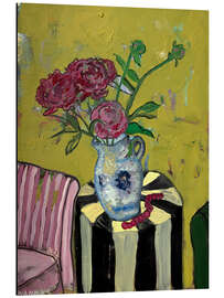 Quadro em alumínio Flowers on table - Nanda Schwarz