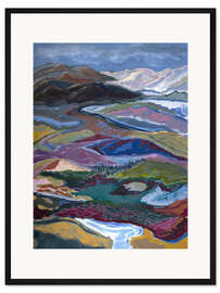 Gerahmter Kunstdruck Landschaft I