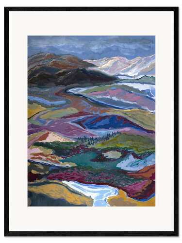 Impression artistique encadrée Landscape
