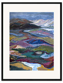 Impression artistique encadrée Landscape - Nanda Schwarz