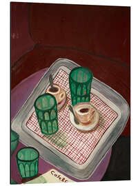 Magnettafel Café in Triest