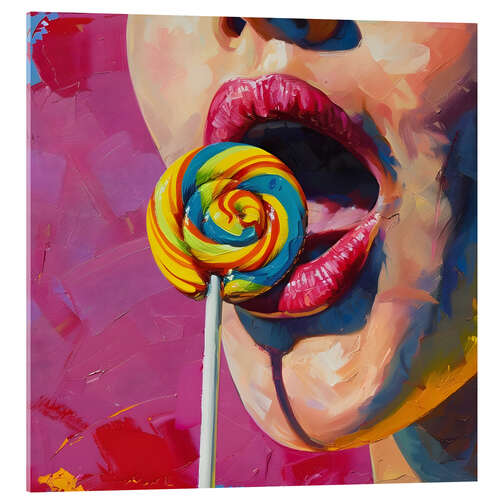 Acrylic print Lollypop