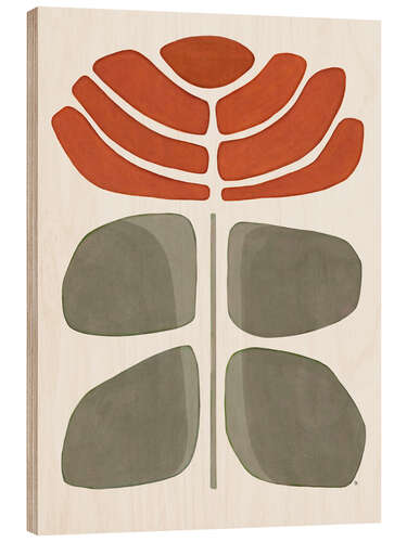 Quadro de madeira Rosa