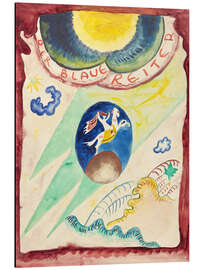 Alubild Titelbildentwurf "Der Blaue Reiter" III, 1911 - Wassily Kandinsky