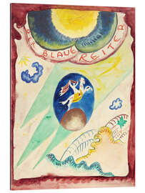 Cuadro de plexi-alu Cover Design "The Blue Rider" III, 1911 - Wassily Kandinsky