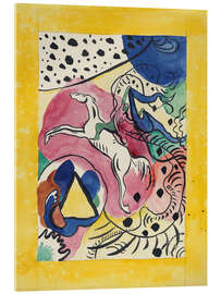Quadro em acrílico Cover Design of the Almanac "The Blue Rider", 1911 - Wassily Kandinsky