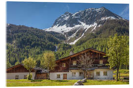 Cuadro de metacrilato Old farmhouses in the Upper Ahrntal Valley, South Tyrol - Christian Müringer