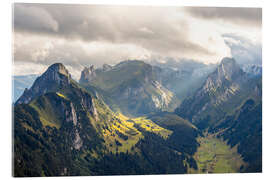 Acrylic print Swiss mountains - Lucas Tiefenthaler