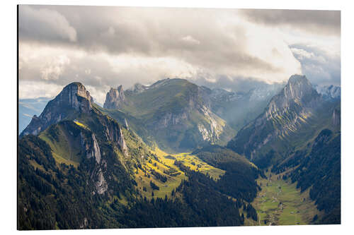 Stampa su alluminio Swiss mountains