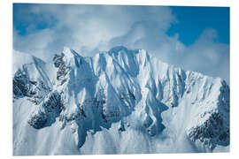 Hartschaumbild Omeshorn im Winter