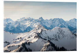 Akryylilasitaulu Mountain worlds in Vorarlberg - Lucas Tiefenthaler