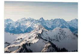 Hartschaumbild Bergwelten in Vorarlberg