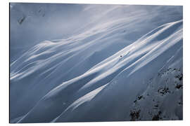 Tableau en aluminium Deep snow skiing in Lech-Zürs am Arlberg - Lucas Tiefenthaler