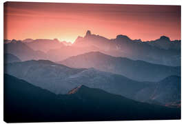Lienzo Mohnenfluh mountain layers - Lucas Tiefenthaler