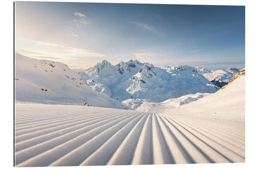 Gallery print Ski slope in Zürs am Arlberg