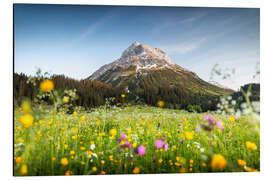 Magnettafel Omeshorn in Lech mit Blumen