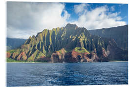 Acrylic print The Pali Coast in Hawaii - Lucas Tiefenthaler