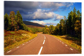 Acrylglasbild Roadtrip in Lappland - Dave Derbis